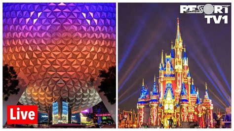 🔴live Epcot And Magic Kingdom Park Hopping Walt Disney World Live