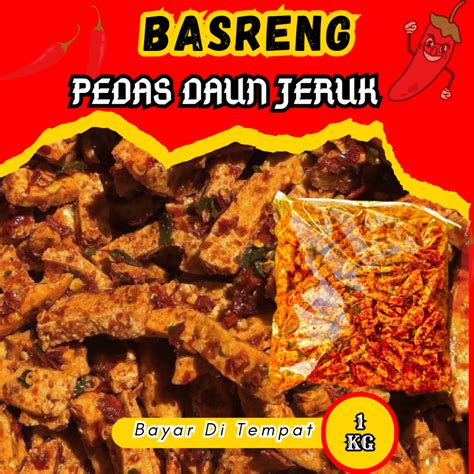 Jual Basreng Viral 1kg Basreng Pedas Daun Jeruk Basreng Bumbu