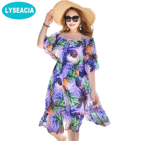 Lyseacia In Large Sizes Bikini Set Women Beach Cover Ups Plus Size