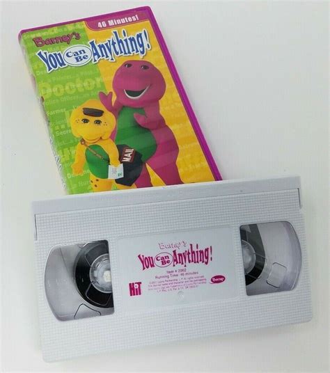 Barney S You Can Be Anything Vhs Video Tape Circa Vhs Tapes Sexiz Pix