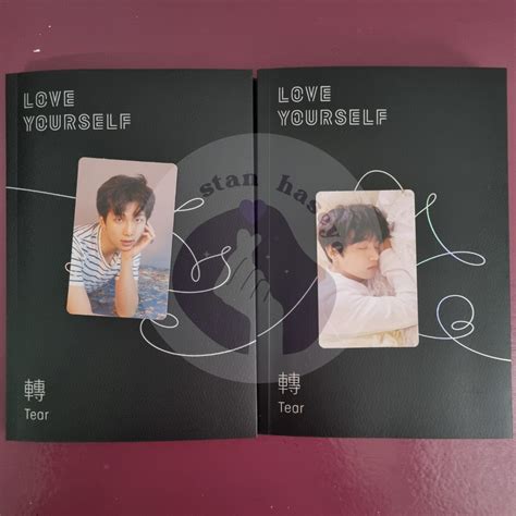 Onhand Bts Ly Tear With Jungkook Rm Photocard Unsealed But