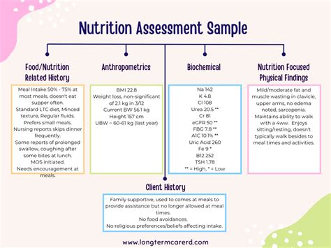 The Nutrition Care Process Sample Full How To Example