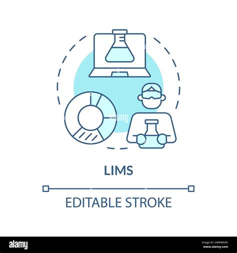 Lims Soft Blue Concept Icon Stock Vector Image And Art Alamy