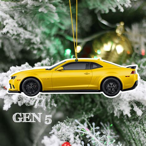 Camaro Christmas Tree Decoration Hanging Ornament Set Trendysweety