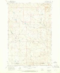 Map Of Mud Spring Petroleum County MT In 1963 Pastmaps