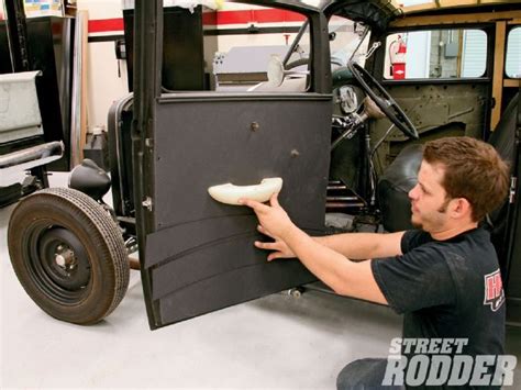 Installation Of Custom Door Panels And Armrests Street Rodder Magazine Custom Door Panel