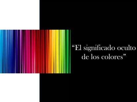 El Significado Oculto De Los Colores Ppt