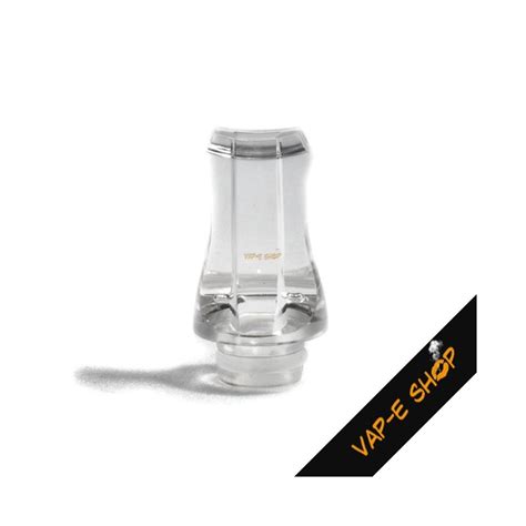 Drip Tip Plat Embout Transparent Pour Clearomiseur