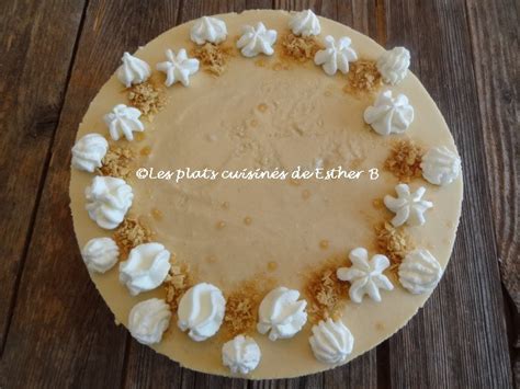 Les Plats Cuisinés De Esther B Gâteau Blanc Garni à La Mousse Dérable