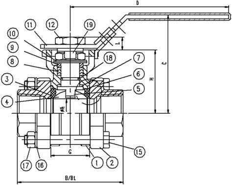 Emico Ea Three Piece Ball Valve User Manual