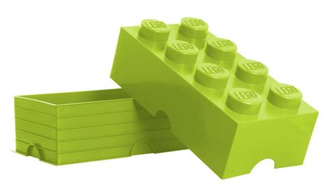 LEGO Rangements 40041220 Pas Cher Brique De Rangement Verte Claire 8 Plots