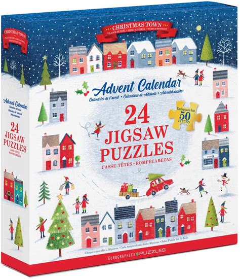 Puzzle Advent Calendar Christmas Town 24 Wonderful Puzzles 50