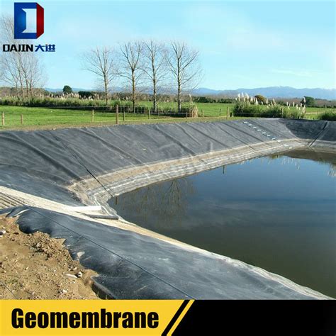 ASTM 0 75mm Waterproof HDPE Lobster Pond Liner China Geomembrane And HDPE