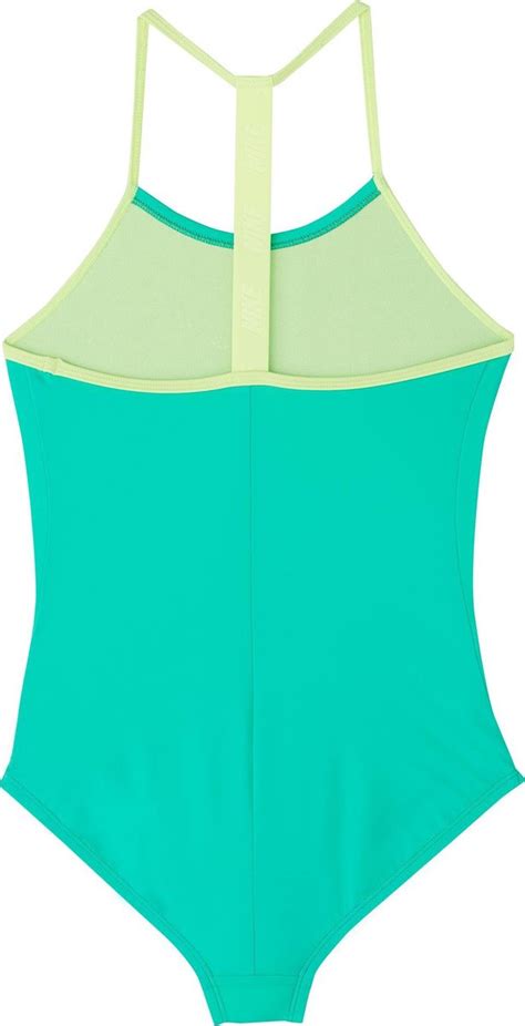 Nike Swim T Back One Piece Kinderen Badpak Menta 176