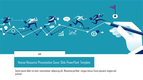 Human Resource Cover Page Powerpoint Template