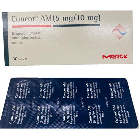 Concore Am Bisoprolol Fumarate Amlodipine Besilate Mg Mg Tablet