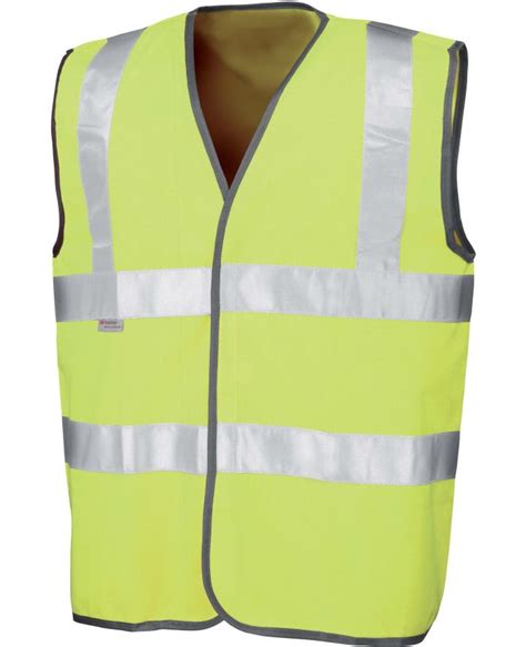 Gilet De S Curit High Viz R Safety Yellow Promociel