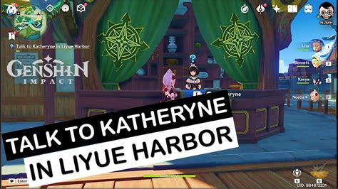 Talk To Katheryne In Liyue Harbor New Horizons Of Adventure Genshin Impact Youtube