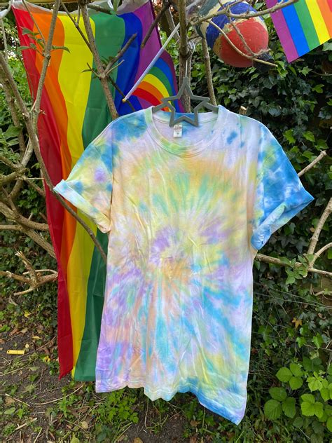 Tie Dye T Shirt Lgbtq T Gay Pride Gay Pride Clothing Etsy Uk