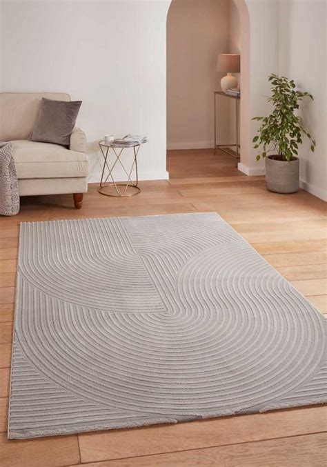 Flores 1924 Grey By Think Rugs Rugs Uk