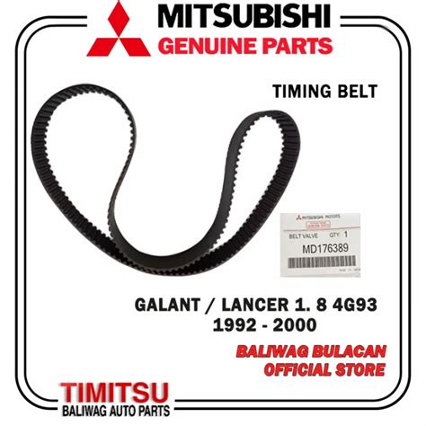 TIMING BELT MITSUBISHI GALANT LANCER 1 8 4G93 1992 2000 PN MD176389