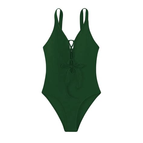 Pbnbp Swimsuits For Women 2023 Womens Solid Color Sexy One Piece