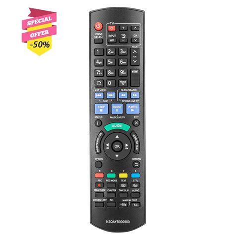 N Qayb Remote Control For Panasonic Dvd Recorder Dmr Xw Dmr