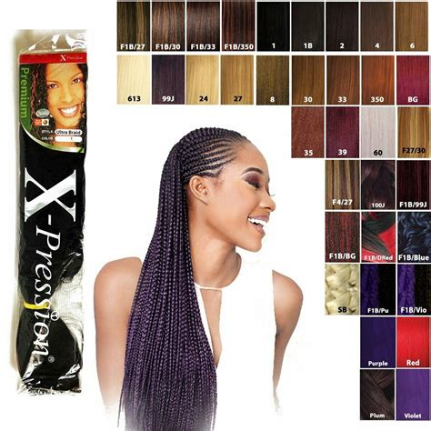 5 Packs X Pression Xpression Expression 82 Braiding Hair 2 3 Day Shipping Hair Extensions