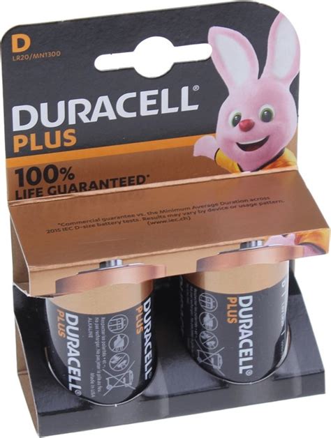 Duracell Plus Alkaline D Batterijen 2 Stuks Bol