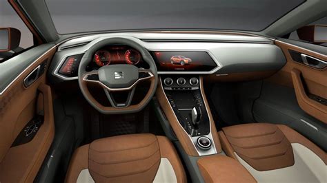 Seat V Concept Interior Render Car Interior Design Concept