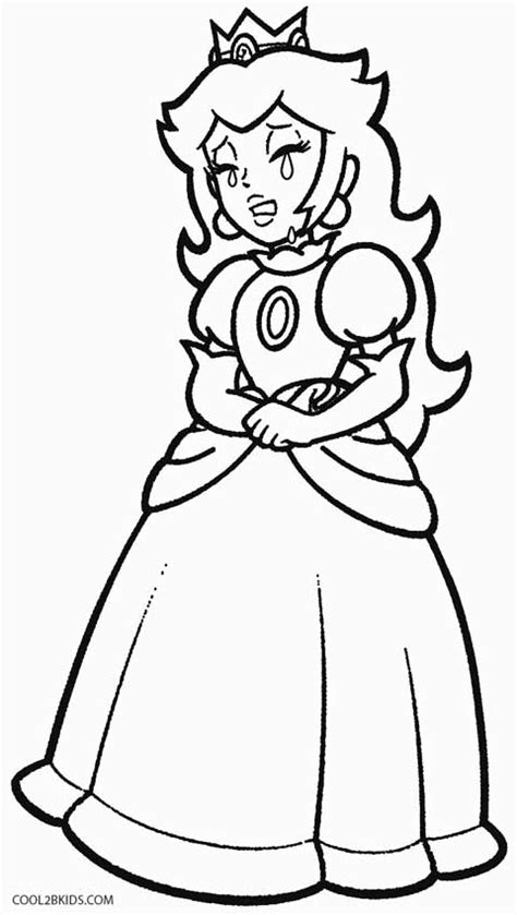 Coloriages Princesse Peach Coloriages Gratuits à Imprimer