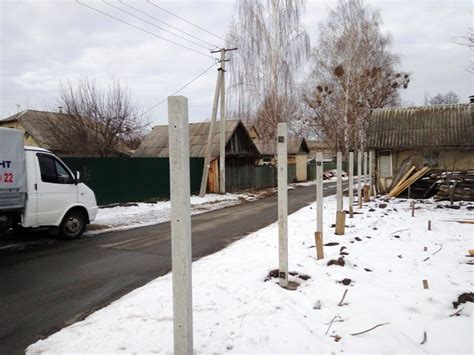 Столбы под сетку | Киев Пресбетон