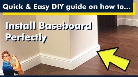 How To Install Baseboard Perfectly Quick Easy By Yourself YouTube