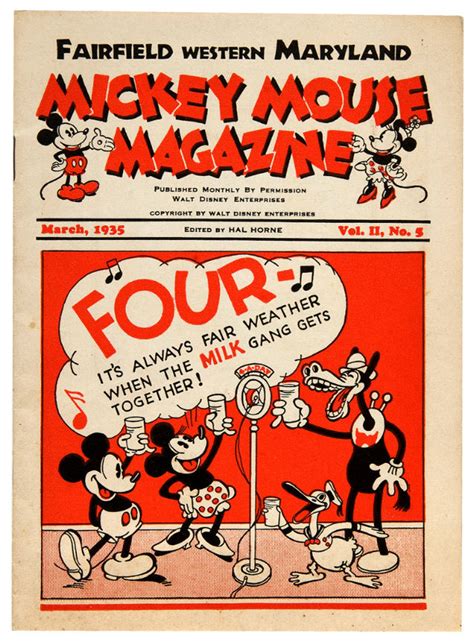 Hake S MICKEY MOUSE DAIRY PROMOTION MAGAZINE W EARLY DONALD DUCK