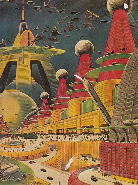 Retro Futurismo Sci Fi Science Fiction Vintage Vintage 50s 60s