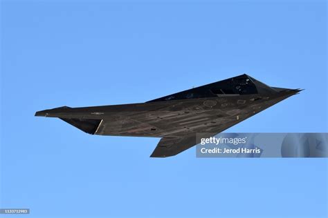 The F-117 Nighthawk Stealth Fighter flies on February 27, 2019 in ...