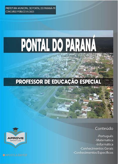 Apostila Pontal Do Paran Professor De Educa O Especial Aprove