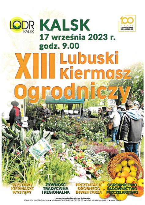 Lubuski Kiermasz Ogrodniczy Gmina Szczaniec