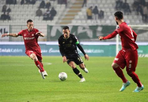 Spor Toto Süper Lig Konyaspor 1 Sivasspor 1 ilk Yarı