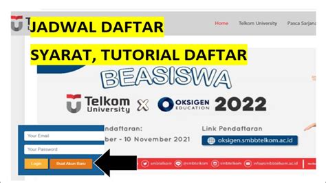 Ini Jadwal Syarat Dan Tutorial Daftar Beasiswa Telkom University