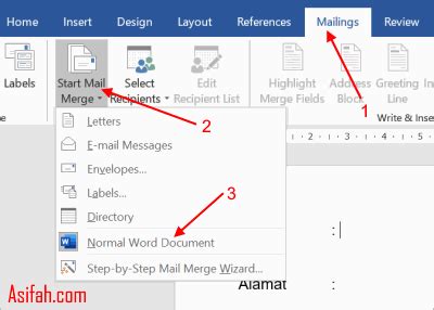 Cara Membuat Mail Merge Di Word Dengan Mudah Dan Cepat Riset