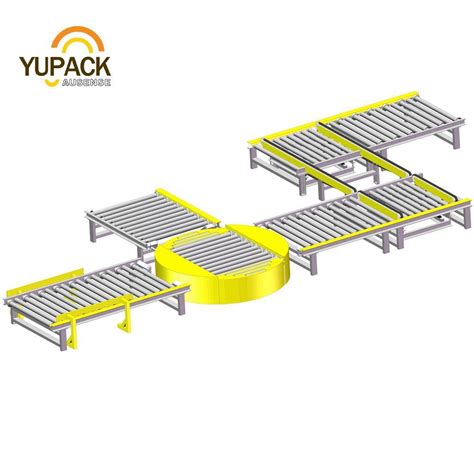 Heavy Duty Automatic Transfer Turntable Power Motorized Slat Chain