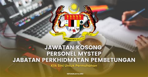 Jawatan Kosong Mystep Jabatan Perkhidmatan Pembetungan Jawatan Kosong