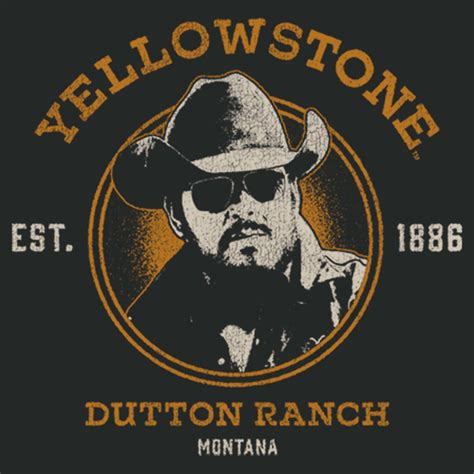 Mens Yellowstone Est 1886 John Dutton Portrait T Shirt Fifth Sun