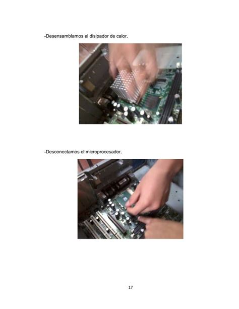 Desensamble Y Ensamble De La Pc De Escritorio Pdf Descarga Gratuita