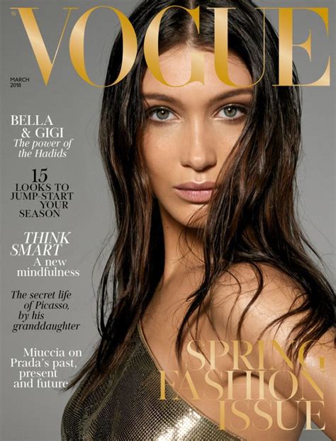 Gigi Bella Hadid Pose Together Nude For British Vogue Lifewithoutandy