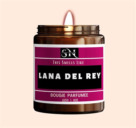 Lana Del Rey Merch Lana Del Rey Candle Lana Del Rey Gift Lana - Etsy