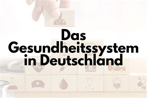 Das Gesundheitssystem In Deutschland Avanti GmbH Blog