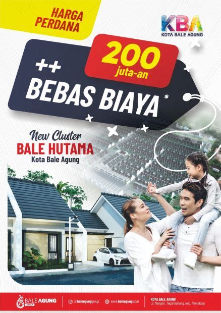 Promo Harga Perdana New Cluster Di Kota Bale Agung Pemalang