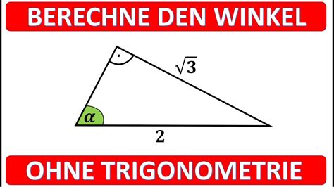 Berechne Den Winkel Alpha Mathe Alex YouTube